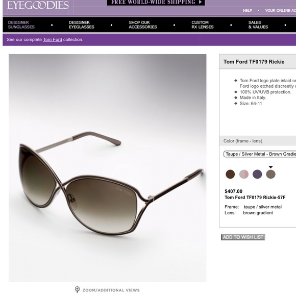 FLASH SALE⚡️Authentic TOM FORD “Rickie” Sunglasses - Picture 4 of 9